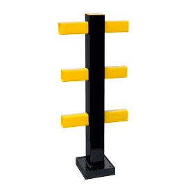 Black Bull Impact Protection Barrier System Powder Coated