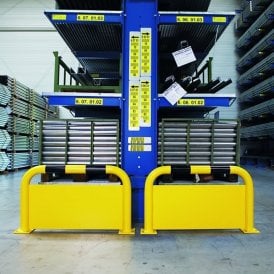 Black Bull Warehouse Protection Guards with Steel Infill