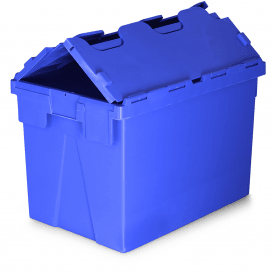 Blue Distribution Boxes with Attached Lid (ALC)