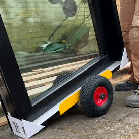Board & Panel Trolley Puncture Proof Tyres 200kg