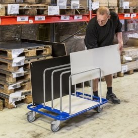 Board Trolley with 5 Support Bars 150kg