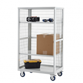 Boxwells Shelf Trucks with 2 Steel Shelves 1355mm Height 500kg