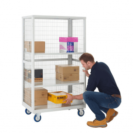 Boxwells Shelf Trucks with 2 Steel Shelves 1355mm Height 500kg