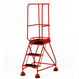BSI Kitemarked Dome Feet Mobile Safety Steps 2 - 5 Anti-slip Treads - BS EN131-7