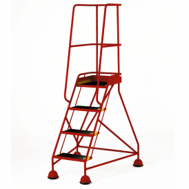 BSI Kitemarked Dome Feet Mobile Safety Steps 2 - 5 Anti-slip Treads - BS EN131-7