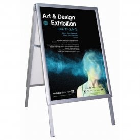 BUSYGRIP Freestanding 'A' Framed Poster Frame