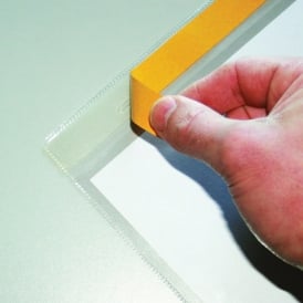 Clear Document Pockets - Magnetic & Self-adhesive