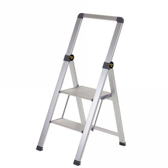  Aluminium Slim Folding Step Ladders 2, 3 or 4 Tread