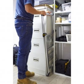 Climb-it Aluminium Slim Folding Step Ladders 2, 3 or 4 Tread