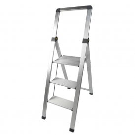 Climb-it Aluminium Slim Folding Step Ladders 2, 3 or 4 Tread