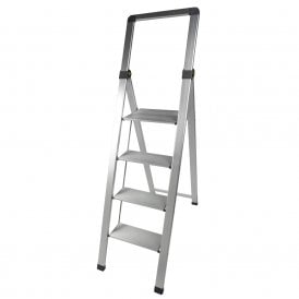 Climb-it Aluminium Slim Folding Step Ladders 2, 3 or 4 Tread