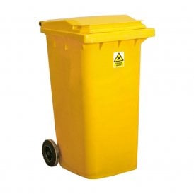 Clinical Waste Wheelie Bins 120lt, 240lt & 360lt