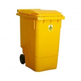 Clinical Waste Wheelie Bins 120lt, 240lt & 360lt