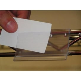 Clip-on Label Holders for Chrome Wire Shelving