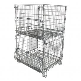 Collapsible Wire Mesh Cage Pallet