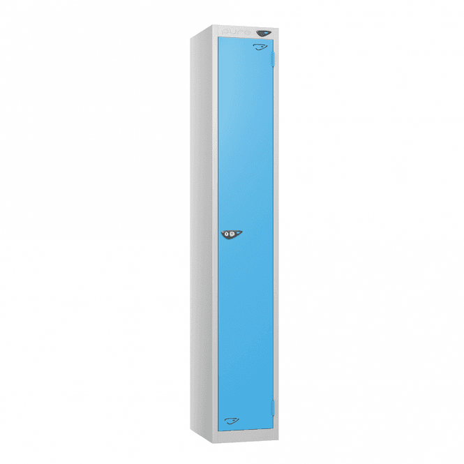 Coloured Door Steel Lockers with Cam/Key Lock 300mm Depth