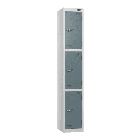 Coloured Door Steel Lockers with Cam/Key Lock 300mm Depth
