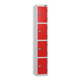 Coloured Door Steel Lockers with Cam/Key Lock 300mm Depth