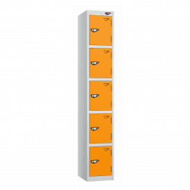 Coloured Door Steel Lockers with Cam/Key Lock 300mm Depth