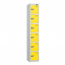 Coloured Door Steel Lockers with Cam/Key Lock 300mm Depth