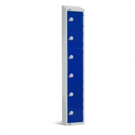 Coloured Lockers with Sloping Top with Cam/Key Lock - 300 x 300mm
