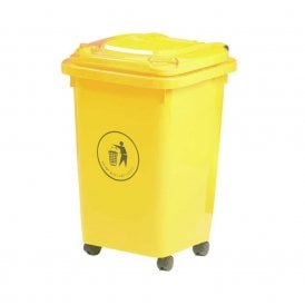 Coloured Mini Wheelie Bin 50lt
