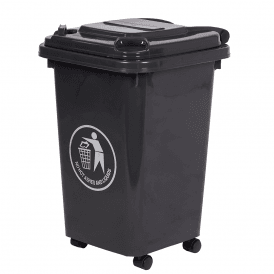 Coloured Mini Wheelie Bin 50lt