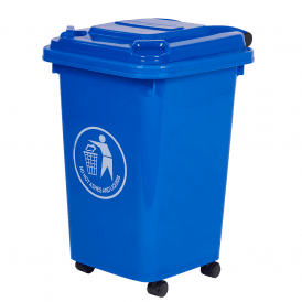 Coloured Mini Wheelie Bin 50lt