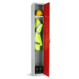 Coloured Steel Lockers with Cam/Key Lock - 300 x 450mm