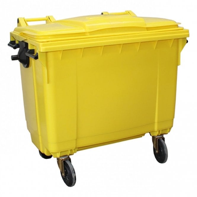 Commercial Wheelie Bin 770lt Yellow
