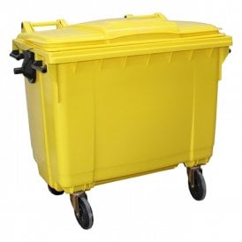 Commercial Wheelie Bin 770lt Yellow