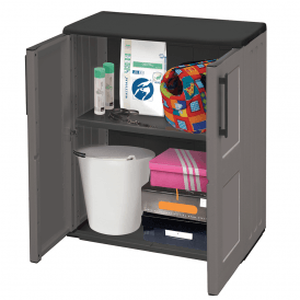 Compact Plastic Utility Cupboard