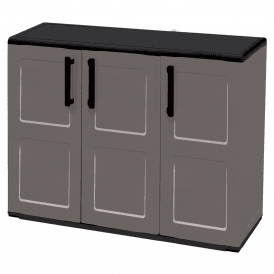 Compact Plastic Utility Cupboard
