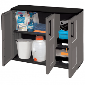 Compact Plastic Utility Cupboard