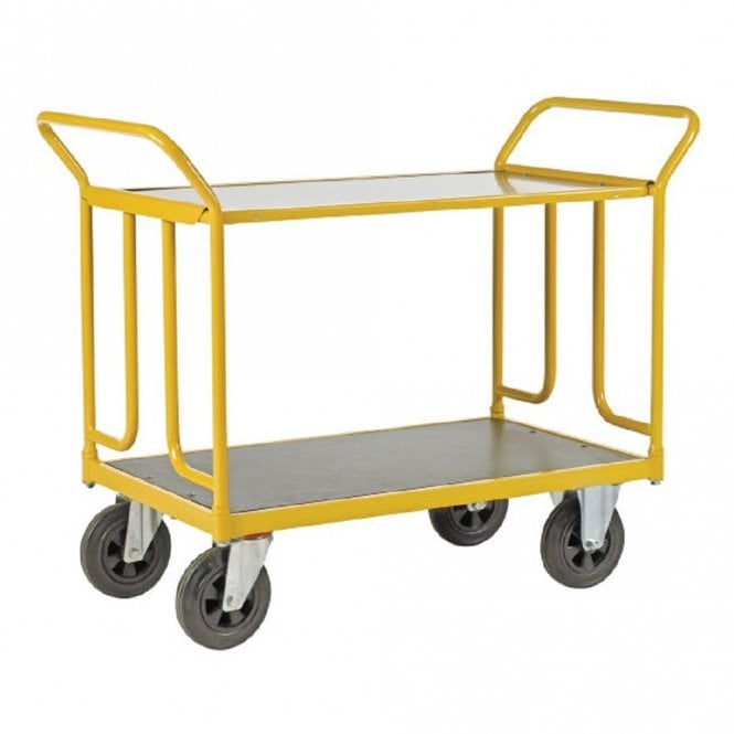 Convertible 2 Shelf & Platform Trolley 1000 x 600mm 400kg