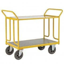 Convertible 2 Shelf & Platform Trolley 1250 x 600mm 400kg