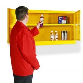 COSHH Hazardous Substance Storage Wall Mounted Cabinets