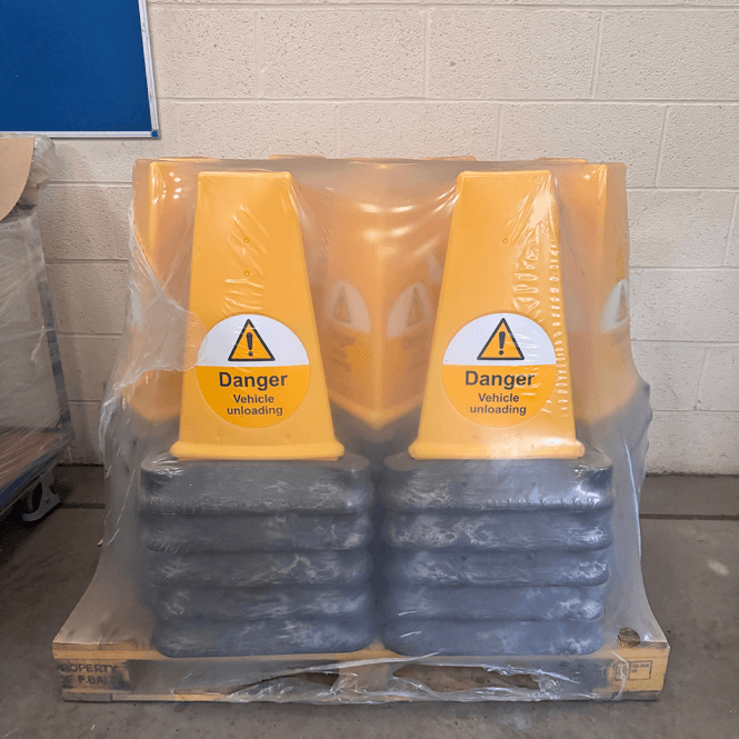 Danger Vehicle Waiting Traffic Cone Qty of 50
