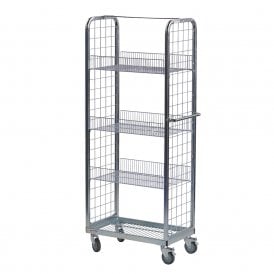 Display & Merchandise Picking Trolley with U Shelf 500kg