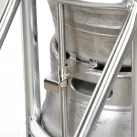 Double Keg Aluminium Sack Truck with Puncture Proof Wheels 250kg
