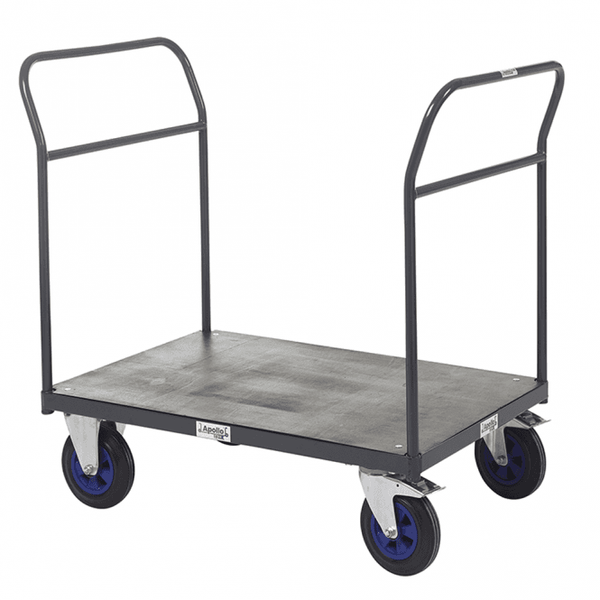 Double Open Ended Pushbar Platform Truck 600kg