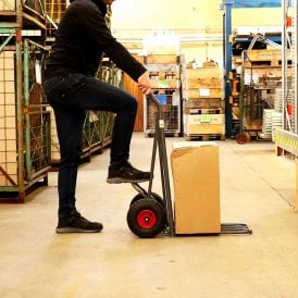 Easy Tip Steel Sack Truck Fixed & Folding Footplate 250kg