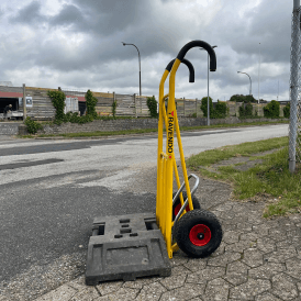 Easy Tip Steel Sack Truck for Moving Road Signs 100kg