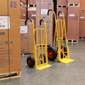 Easy Tip Steel Sack Truck with Pneumatic or Puncture Proof tyres 250kg