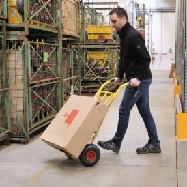 Easy Tip Steel Sack Truck with Pneumatic or Puncture Proof tyres 250kg