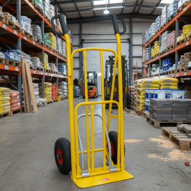Easy Tip Steel Sack Truck with Pneumatic or Puncture Proof tyres 250kg