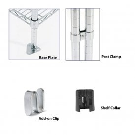 Eclipse Chrome Wire Shelving