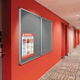 Eco-Colour® Aluminium Framed Tamperproof Notice Boards