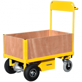 Electric Platform Truck with Boarded Sides 500kg