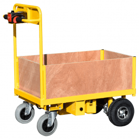 Electric Platform Truck with Boarded Sides 500kg